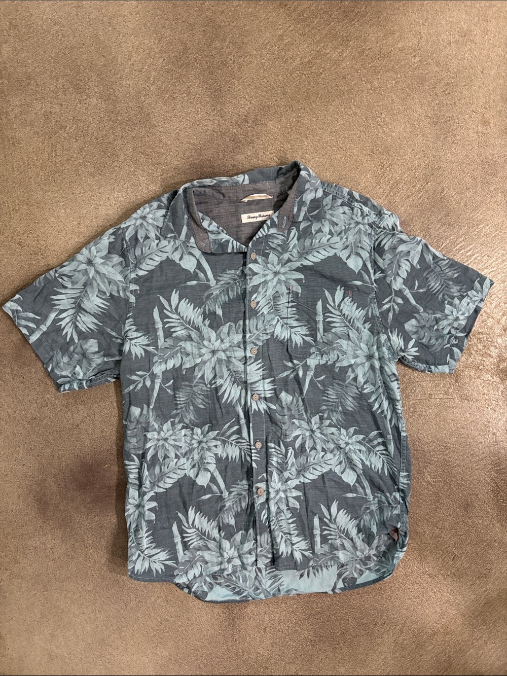 Tommy Bahama Slate Blue Shirt (L)
